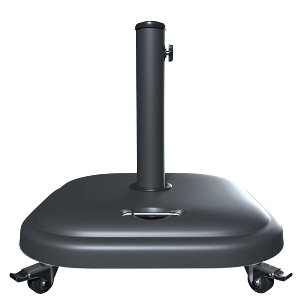 Base para Ombrelone Aço e Concreto Rolix 25kg Cinza Naterial