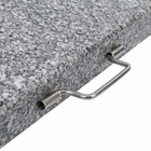 Base para Ombrelone Aço Inox  Cinza