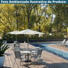 Base Para Ombrelone Central Fratini Redonda Em Plástico (HDPE