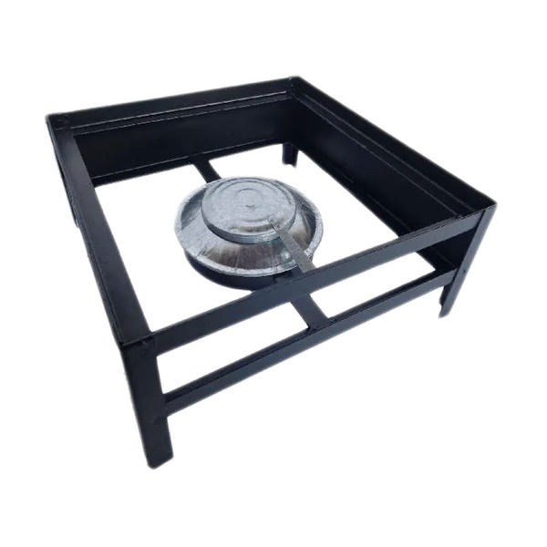 Base Rechaud À Álcool Gel Com Tripé Grande 26x26x10cm