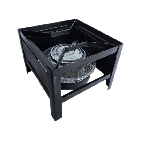 Base Rechaud À Álcool Gel Com Tripé Médio 20x20x10cm