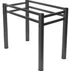 Base Retangular Para Mesa Jantar Vidro Pedra Madeira 1,50mx80