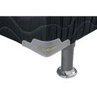 Base Sommier Bipartido Light Preto Queen (158x198x31) - Ortob
