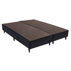 Base Sommier Camurça King 186x198x23cm Ortobom Preto