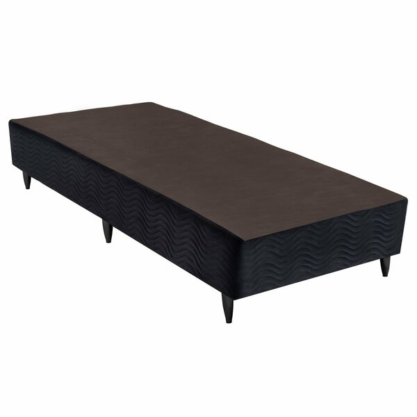 Base Sommier Camurça Solteiro 88x188x23cm Ortobom Preto