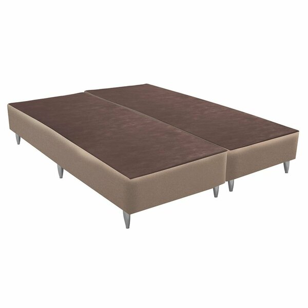Base Sommier Linho Queen 158x198x23cm Ortobom Bege