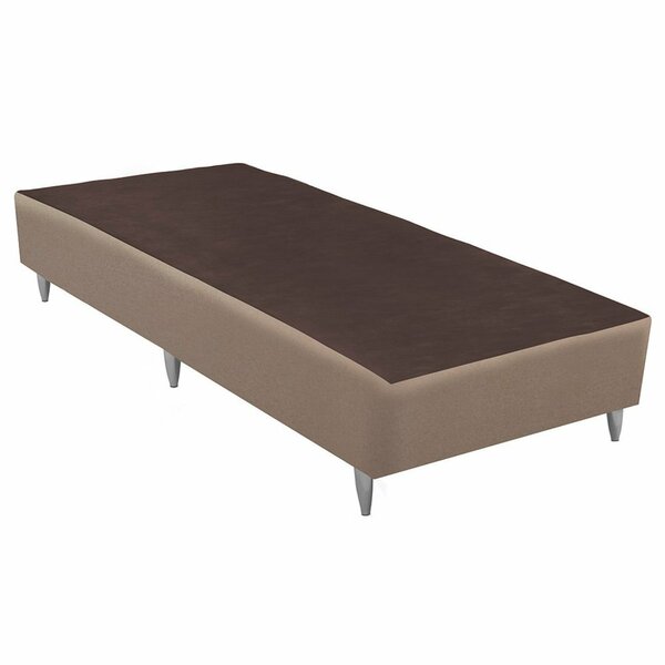 Base Sommier Linho Solteiro 88x188x23cm Ortobom Bege