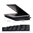 Base Suporte Ajuste De Altura + Cooler Com Led Para Notebook