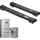 Base Suporte Com Rodinhas Ajustável Geladeira Fogão 2x