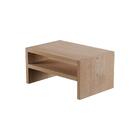 Base Suporte Para Monitor Apoio De Mesa Madeira Carvalho