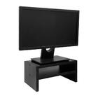 Base Suporte Para Monitor Apoio De Mesa Madeira Preto