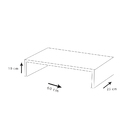 Base Suporte Para Monitor Em Mdf - Branco