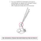 Base Tripé De Mesa Preto 60cm Pe Mesinha Bistrô Decoração