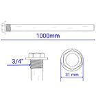 Bastão De Anodo Magnésio Rosca 3/4x100cm Para Boiler - 070002
