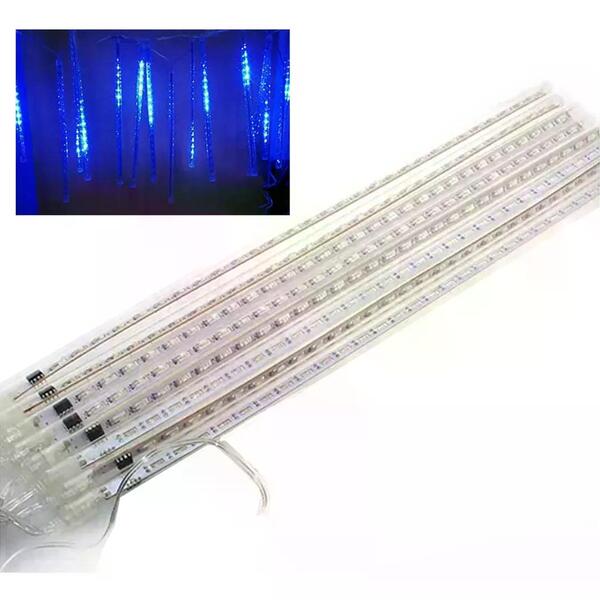 Bastão Led Azul 240l Biv 200x50cm Decoração Iluminação De Nat