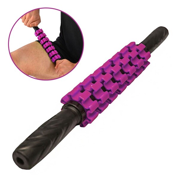 Bastao Rolo Massagem Miofascial Musculos Relaxamento Liberaça