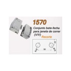 Bate E Fecha 1570 Para Janela De Vidro De Correr V/v - Cromado