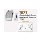 Bate E Fecha Para Janela De Vidro De Correr V/a 1571 - Cromado