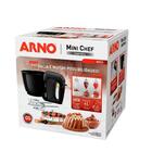 Batedeira Arno Mini Chef Portátil Hm01 Preto 110v