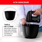 Batedeira Arno Mini Chef Portátil Hm01 Preto 110v