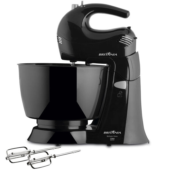 Batedeira Britânia Bellagio Maxx Preta 400w 127v
