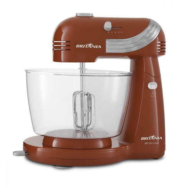 Batedeira Cristal Vermelho 350w Britânia 127v Bbt350v