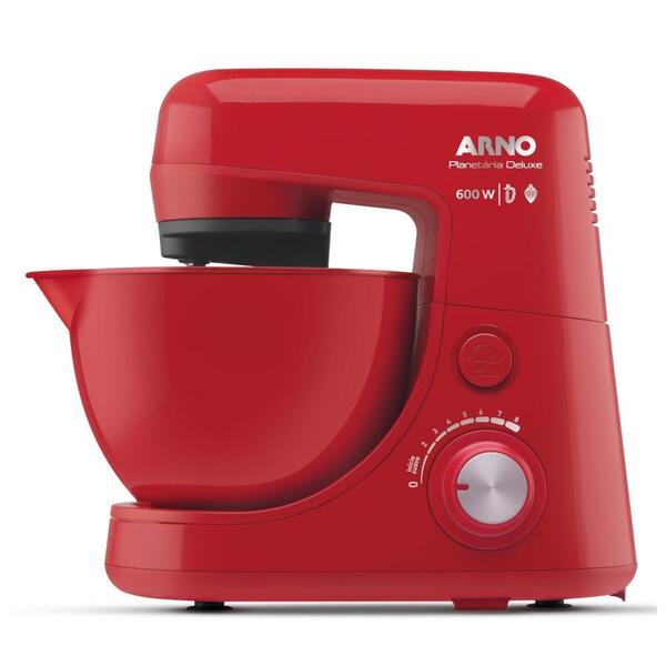 Batedeira Planetária Arno 600w 8vel 4,1 Litros Vermelho 220v