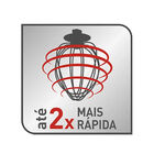 Batedeira Planetária Arno 600w 8vel 4,1 Litros Vermelho 220v