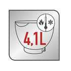 Batedeira Planetária Arno 600w 8vel 4,1 Litros Vermelho 220v