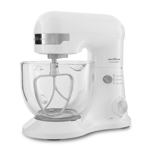 Batedeira Planetária Britânia Bbp515 Branca 500w 127v