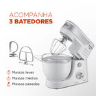 Batedeira Planetária Mondial Premium Branco E Inox Bp-01p-w -