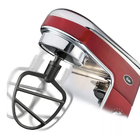 Batedeira Planetária Oster Spinner Aço Inox Vermelha 110v