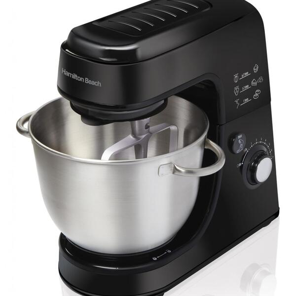 Batedeira Planetária, Preta/prata, 110v, Hamilton Beach