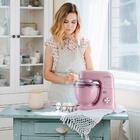 Batedeira Planetária Rosa Turbo 700w 4l 220v Bbp700rs