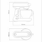 Batedeira Planetária Tramontina By Breville Mix Pro Em Alumín