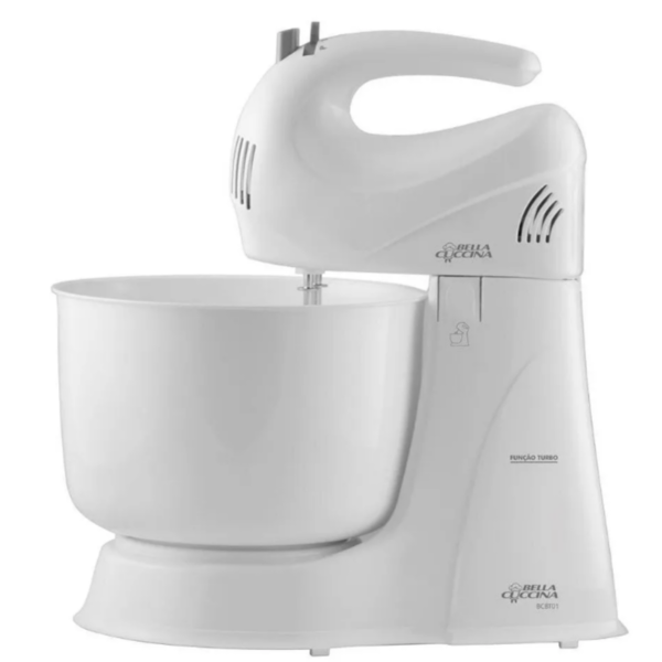Batedeira Portátil 110v 4 Velocidades E Tigela 4l