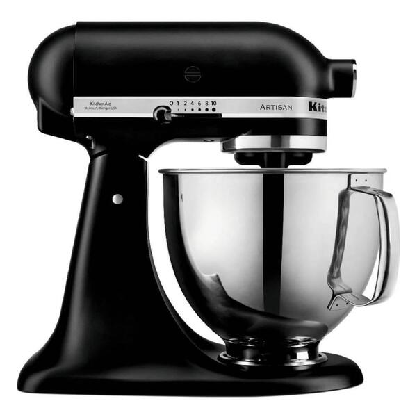 Batedeira Stand Mixer Kitchenaid Artisan - Black Matte - 110v
