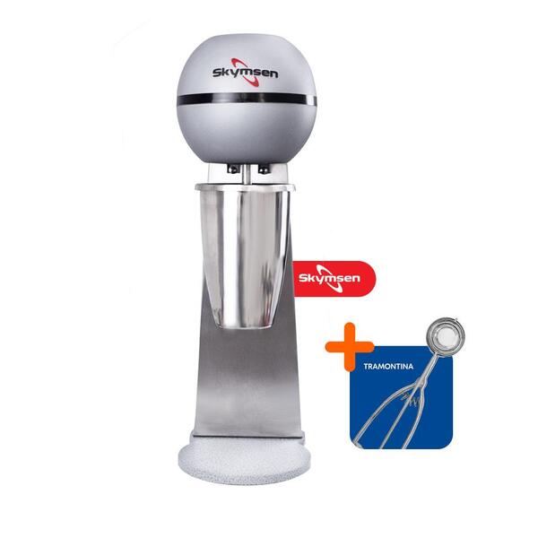 Batedor De Milk Shake 1 Copo 0,8l Profissional Inox Bms-n 220
