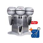 Batedor De Milk Shake 3 Copos 0,8l Profissional Inox Bms-3 22