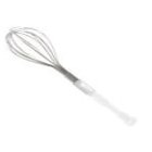 Batedor De Ovos Inox Com Cabo Plástico Transparente