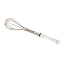 Batedor De Ovos Inox Com Cabo Plástico Transparente