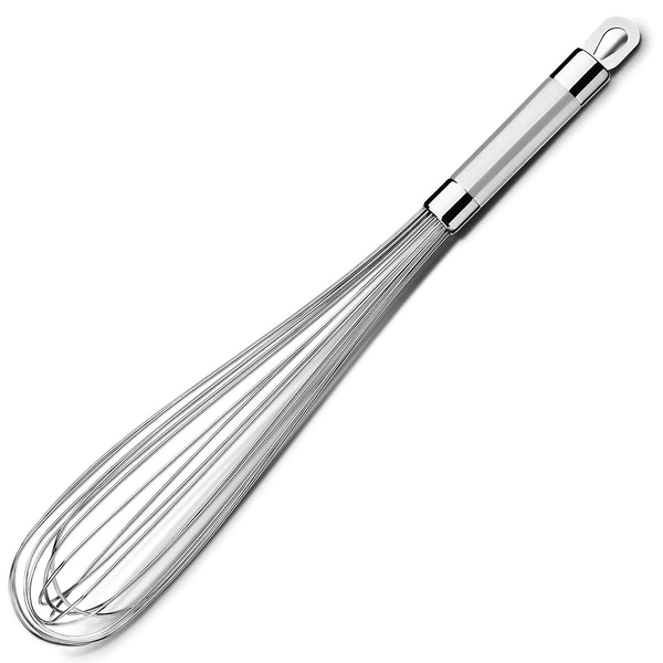 Batedor de ovos manual Tramontina aço inox 45cm