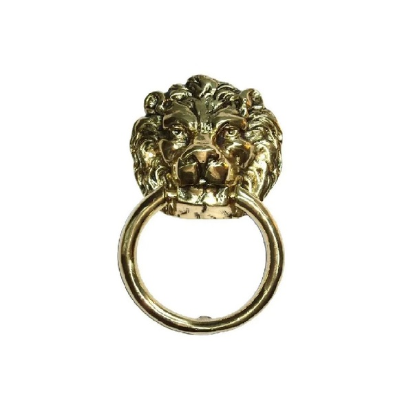 Batedor De Porta (aldrava) Modelo Leão Alumínio Fundido