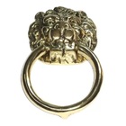 Batedor De Porta (aldrava) Modelo Leão Alumínio Fundido