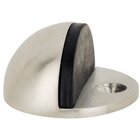 Batedor De Porta Meia Lua - Aço Inox Escovado