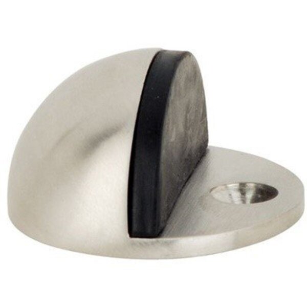 Batedor De Porta Meia Lua - Aço Inox Escovado