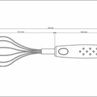 Batedor Manual Tramontina Utilitá Em Aço Inox Com Cabo De Pol