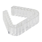 Batedor para Porta de Quina Piso PVC Transparente Inspire