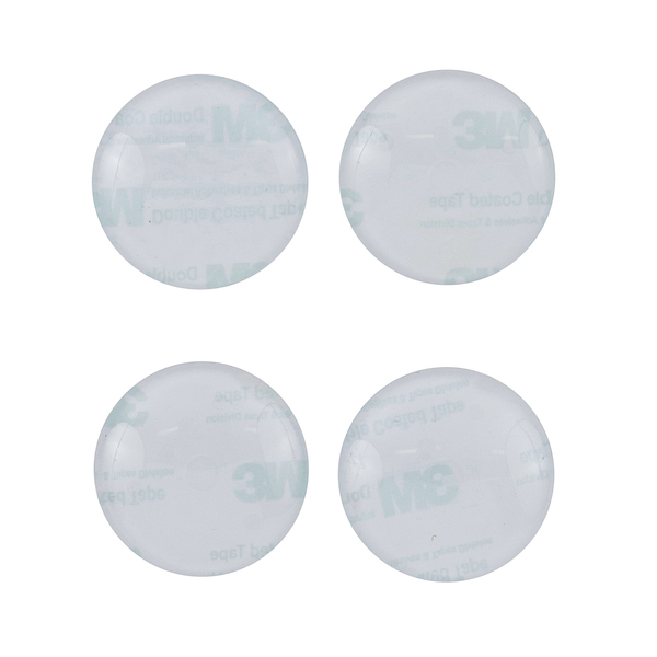 Batedor para Porta Grande Autoadesivo PVC Transparente 4 Peças Inspire