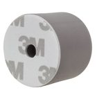 Batedor para Porta Hibrido Autoadesivo Borracha Cinza